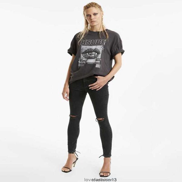 trendy brand ksubi pure original women's black gray slim fitting elastic knee hole small leg denim pants, Blue
trendy brand ksubi pure original women's black gray slim fitting elastic knee hole small leg denim pants, Blue