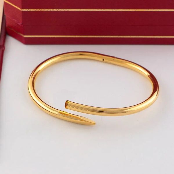 luxury mens braclets classic nail bracelet gold jewelry woman armband 18k rose gold diamond silver fashion cuff bangle jewellery wedding bir, Black
luxury mens braclets classic nail bracelet gold jewelry woman armband 18k rose gold diamond silver fashion cuff bangle jewellery wedding bir, Black