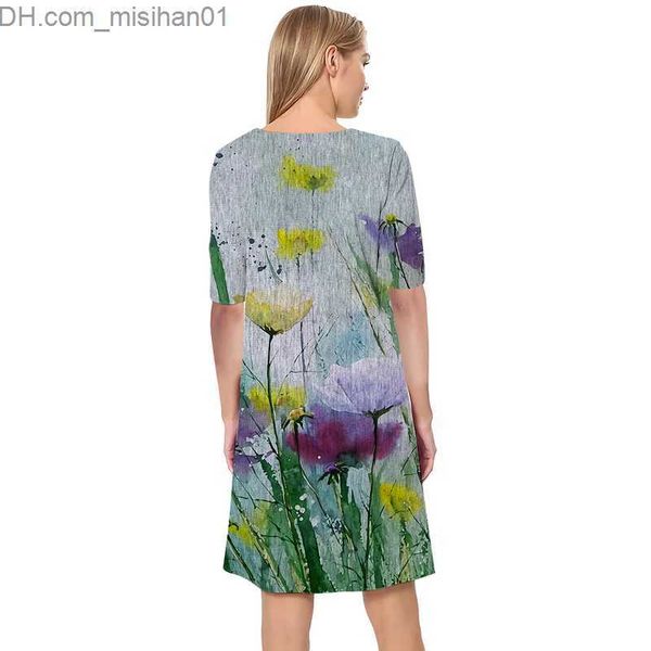 casual dresses women dress beautiful flowers 3d printed vneck loose casual short sleeve shift dress for female dresses street style z230705, Black;gray
casual dresses women dress beautiful flowers 3d printed vneck loose casual short sleeve shift dress for female dresses street style z230705, Black;gray