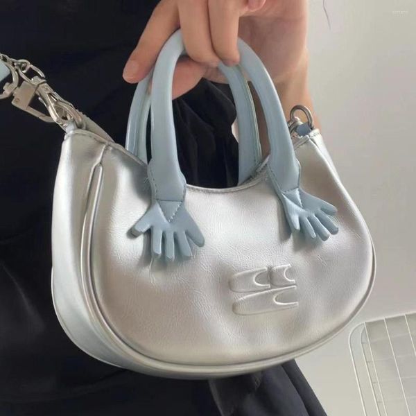 shoulder bags cute silver crossbody bag kawaii little hands storage ladies mini handbag wallet purse
shoulder bags cute silver crossbody bag kawaii little hands storage ladies mini handbag wallet purse