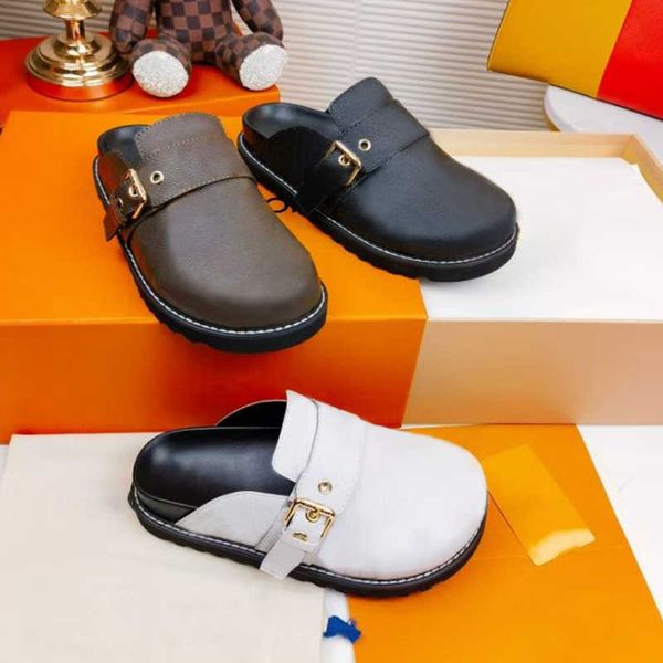 men slippers designer leather scuff flat sandals easy slides women men cosy comfort mules slippers round toe sandal summer shoe platform sho, Black
men slippers designer leather scuff flat sandals easy slides women men cosy comfort mules slippers round toe sandal summer shoe platform sho, Black