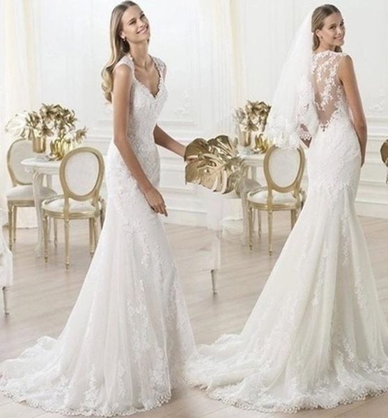 lace vneck dew bride perspective appliques mermaid trailing wedding gowns dress vestido robe de mariee noiva9164677, White
lace vneck dew bride perspective appliques mermaid trailing wedding gowns dress vestido robe de mariee noiva9164677, White