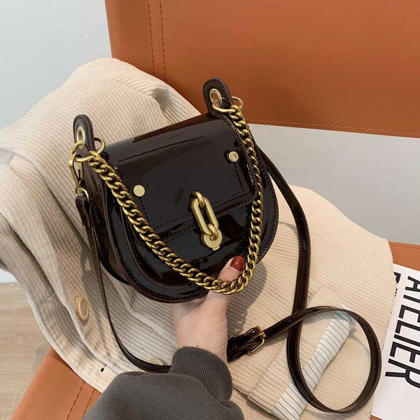 tote bag female spring and summer simple patent leather bright face saddle bag fashion single shoulder messenger bag
tote bag female spring and summer simple patent leather bright face saddle bag fashion single shoulder messenger bag