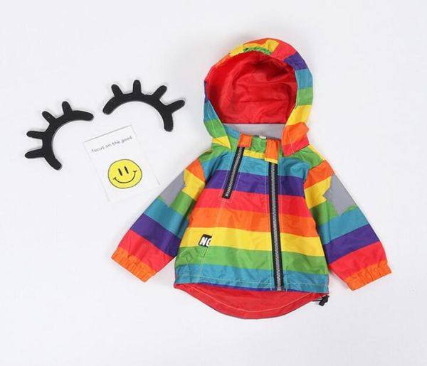 fashion casual baby jacket boys girls clothes cool jacket kids rainbow colour windbreaker windproof raincoat boys outerwear ca4406441382, Blue;gray
fashion casual baby jacket boys girls clothes cool jacket kids rainbow colour windbreaker windproof raincoat boys outerwear ca4406441382, Blue;gray
