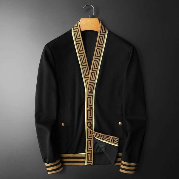 fashion men jacket classic medusas jacquard embroidery cardigan coat designer jacket mens metal button casual v-neck jackets, Black;brown
fashion men jacket classic medusas jacquard embroidery cardigan coat designer jacket mens metal button casual v-neck jackets, Black;brown