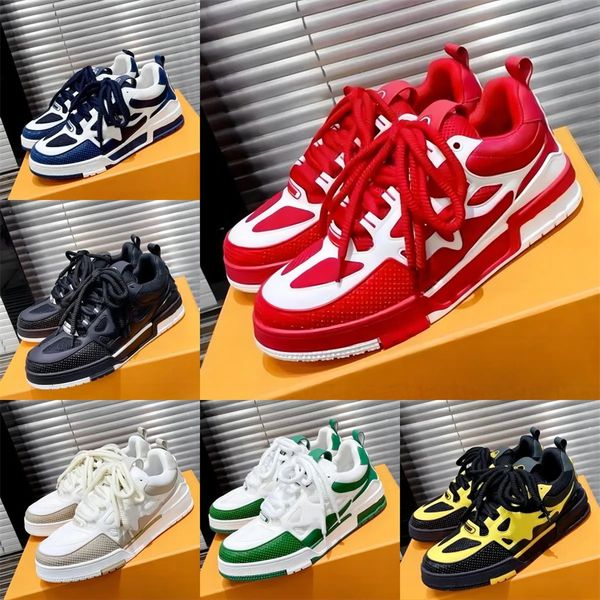2023 new designer casual shoes men women fashion brand running shoes rubber platform trainers genuine leather sneaker lace-up skate shoes lu, Black
2023 new designer casual shoes men women fashion brand running shoes rubber platform trainers genuine leather sneaker lace-up skate shoes lu, Black