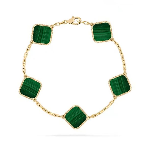 luxury clover bracelet designer jewelry for women four leaf clover charm bracelets gifts christmas present rose gold silver plated fashion b, Golden;silver
luxury clover bracelet designer jewelry for women four leaf clover charm bracelets gifts christmas present rose gold silver plated fashion b, Golden;silver