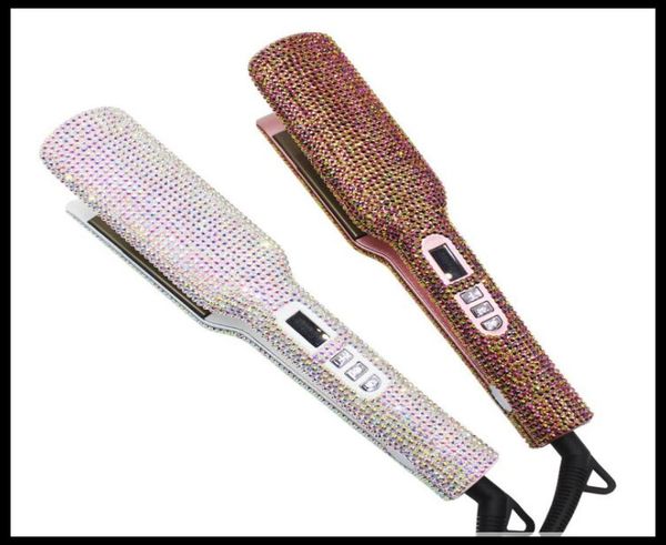 stock 34 wide taurus 105 crystal flat iron sparkle 2 in 1 bling diamond mch professional hair irons curling straightener styling 1241893, Black
stock 34 wide taurus 105 crystal flat iron sparkle 2 in 1 bling diamond mch professional hair irons curling straightener styling 1241893, Black