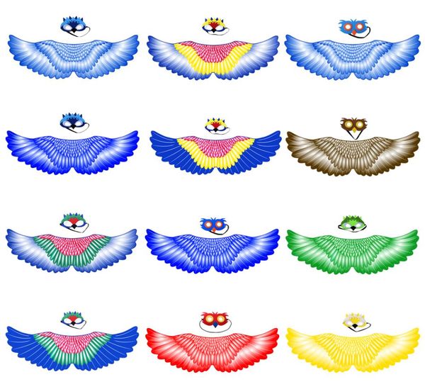 12 options kids superhero capes animal cosplay halloween costumes cape with mask set macaw and owl suit child party favor clothing4642847, Blue
12 options kids superhero capes animal cosplay halloween costumes cape with mask set macaw and owl suit child party favor clothing4642847, Blue