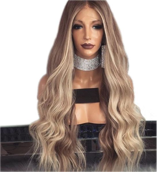 middle parting brownblonde wig glueless long curly wavy synthetic lace front wigs with baby hair high temperature hair ombre wigs3768152, Black
middle parting brownblonde wig glueless long curly wavy synthetic lace front wigs with baby hair high temperature hair ombre wigs3768152, Black