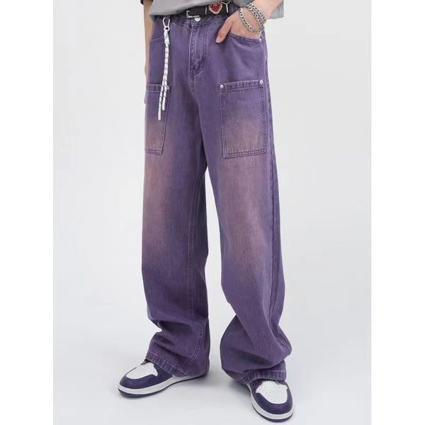 purple 23s designer jeans mens pants pantalones ripped straight regular denim tears washed old long 67o7 luxury brand, Blue
purple 23s designer jeans mens pants pantalones ripped straight regular denim tears washed old long 67o7 luxury brand, Blue