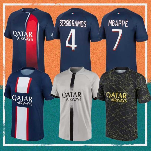 22/23/24 psgs mbappe soccer jerseys 2023 player #30 sergio ramos marquinhos verratti kimpembe maillots de football shirt icardi di maria dra, Gray
22/23/24 psgs mbappe soccer jerseys 2023 player #30 sergio ramos marquinhos verratti kimpembe maillots de football shirt icardi di maria dra, Gray
