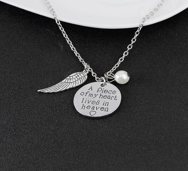 039a piece of my heart lives in heaven039 personalized handwriting necklace remembrance necklace memory angel wing jewelry g9095132, Red;brown
039a piece of my heart lives in heaven039 personalized handwriting necklace remembrance necklace memory angel wing jewelry g9095132, Red;brown