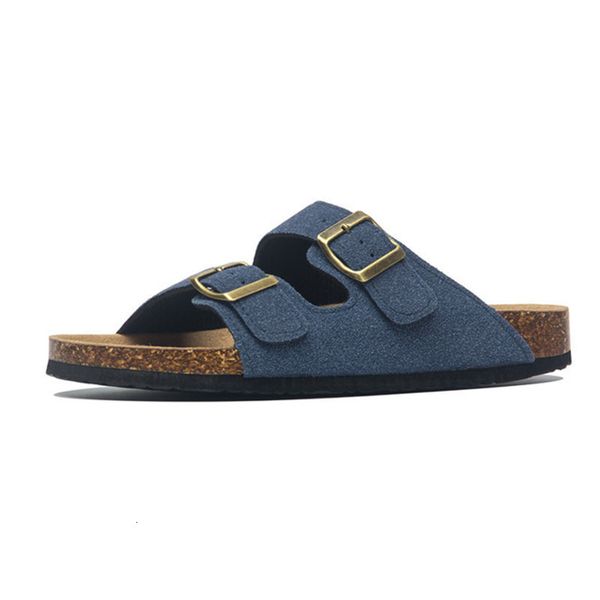 slippers 2023 summer men's cork suede leather mule clogs man soft two buckle beach slides footwear for men 230703, Black
slippers 2023 summer men's cork suede leather mule clogs man soft two buckle beach slides footwear for men 230703, Black