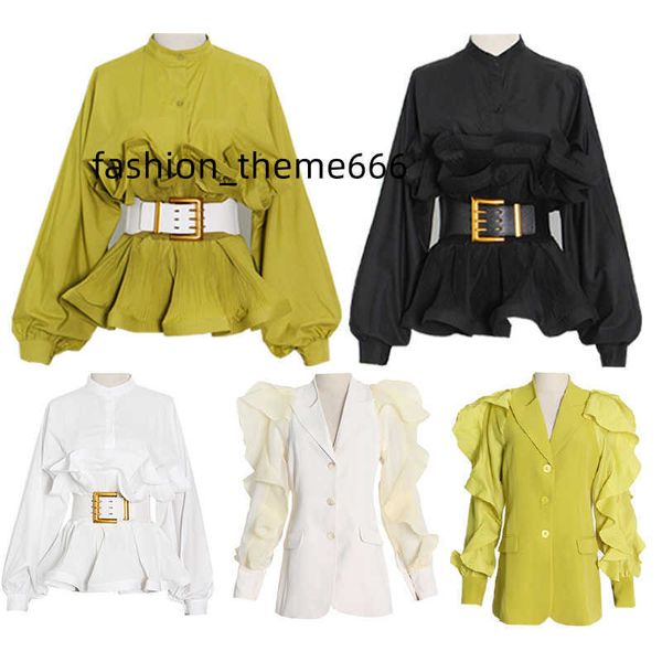 womens blouses shirts spring summer jackets thin outfit floral shape design with big belt blazer body suit holiday clothes, White
womens blouses shirts spring summer jackets thin outfit floral shape design with big belt blazer body suit holiday clothes, White