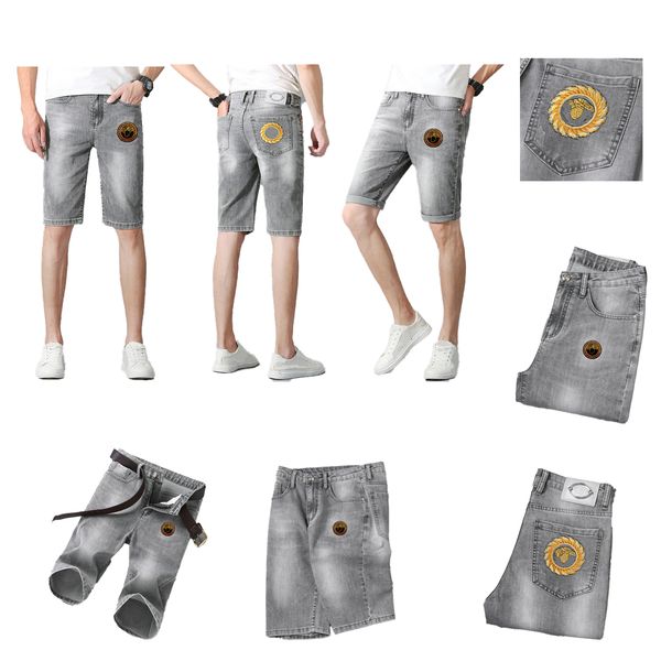 2023 summer men's designer men's shorts denim fashion brand cropped pants casual straight loose embroidery versatile shorts tight, Blue
2023 summer men's designer men's shorts denim fashion brand cropped pants casual straight loose embroidery versatile shorts tight, Blue