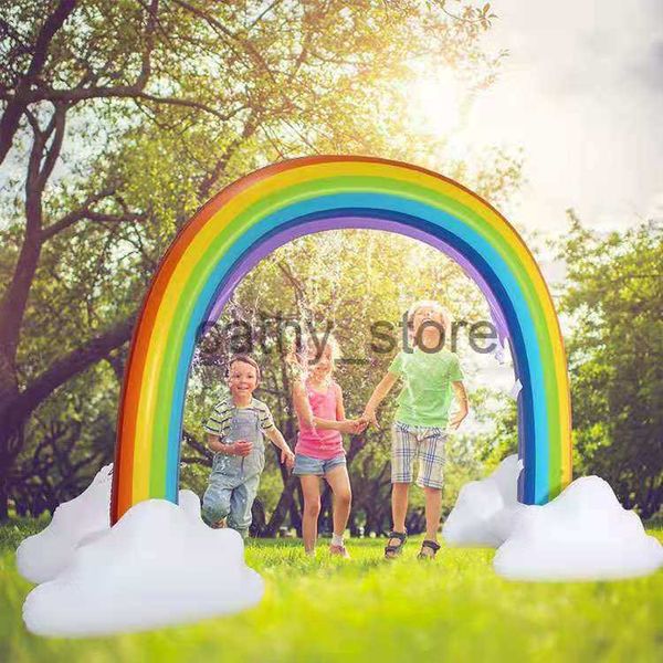 mats inflatable rainbow water spray arch children outdoor water toys lawn game mat inflatable shark water spray arch bridge x0704
mats inflatable rainbow water spray arch children outdoor water toys lawn game mat inflatable shark water spray arch bridge x0704