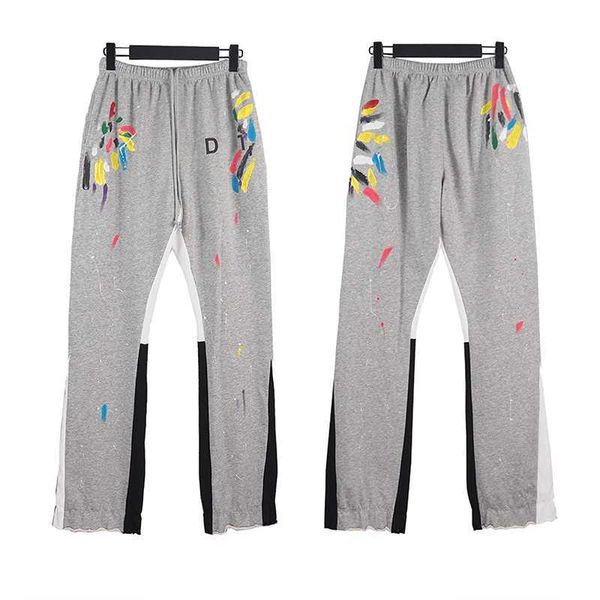 men's pants galleryes depts multi panel flared pants women sports loose high street casual sweatpants vintage trousers 5k56, Black
men's pants galleryes depts multi panel flared pants women sports loose high street casual sweatpants vintage trousers 5k56, Black