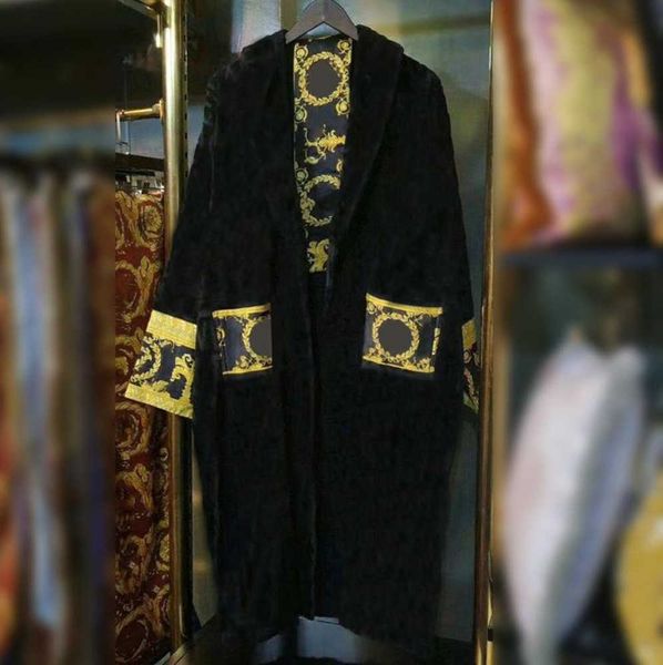 mens womens home robes shawl collar cotton soft fluffy sleepwear designer brand luxury vintage bathrobe pajamas lovers dres casual style, Black;brown
mens womens home robes shawl collar cotton soft fluffy sleepwear designer brand luxury vintage bathrobe pajamas lovers dres casual style, Black;brown