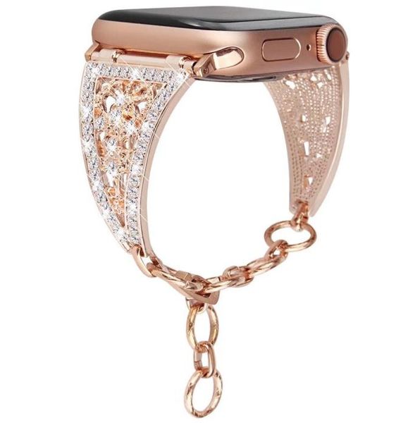 luxury bling diamond women bracelet for apple watch band series 6 se 5 4 3 metal strap for iwatch 40mm 44mm 38mm 42mm chain belt2757118, Black;brown
luxury bling diamond women bracelet for apple watch band series 6 se 5 4 3 metal strap for iwatch 40mm 44mm 38mm 42mm chain belt2757118, Black;brown