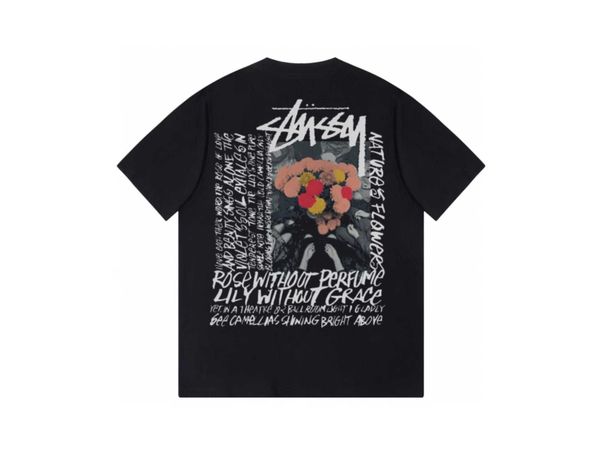 men's and women's fashion t-shirts t shirts high street brand stussys short sleeve couple costume new camellia half sleeve hip-hop, White
men's and women's fashion t-shirts t shirts high street brand stussys short sleeve couple costume new camellia half sleeve hip-hop, White