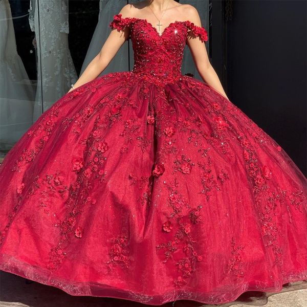 red shiny princess prom dress quinceanera dress beading 3dflower applique lace dress sweet birthday party dresses, Blue;red
red shiny princess prom dress quinceanera dress beading 3dflower applique lace dress sweet birthday party dresses, Blue;red