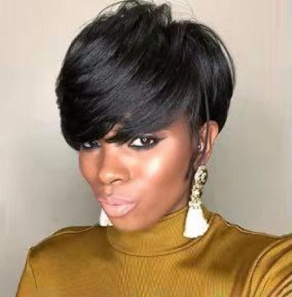 2020 amazon selling european and american new wig women039s oblique bangs fashion short straight hair set wig6889054, Black
2020 amazon selling european and american new wig women039s oblique bangs fashion short straight hair set wig6889054, Black