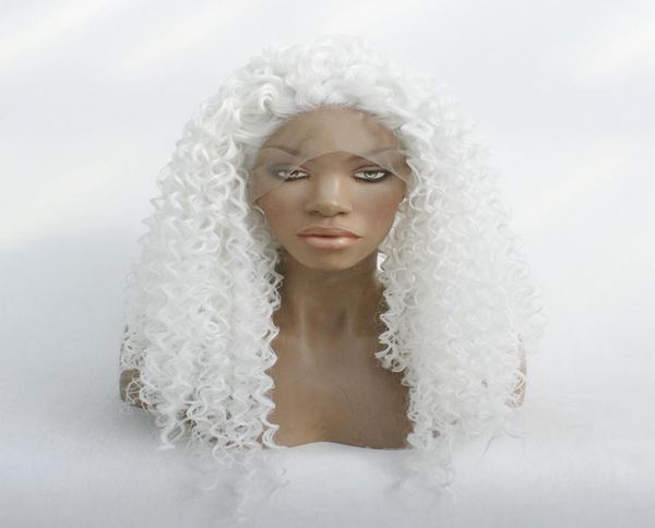 fashion natural soft white color wig white kinky curly lace front wig glueless synthetic curly wig for women heat resistant5190000, Black
fashion natural soft white color wig white kinky curly lace front wig glueless synthetic curly wig for women heat resistant5190000, Black