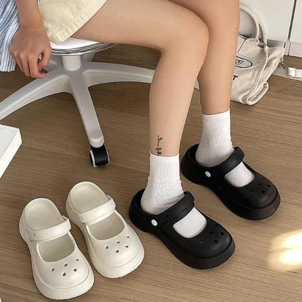 slippers summer women sandals mary jane clouds female cute beach clogs thick sole eva non slip round toe slippers 230703, Black
slippers summer women sandals mary jane clouds female cute beach clogs thick sole eva non slip round toe slippers 230703, Black