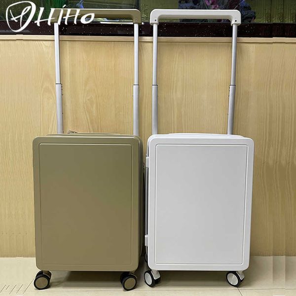 20 inch suitcase with aluminum frame, female suitcase with universal wheels, student solid color suitcase, full aluminum trolley case 230704
20 inch suitcase with aluminum frame, female suitcase with universal wheels, student solid color suitcase, full aluminum trolley case 230704
