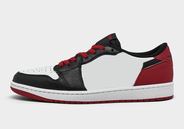 authentic 1 low og black toe white black red men women sports sneakers with original box size 36-47.5
authentic 1 low og black toe white black red men women sports sneakers with original box size 36-47.5