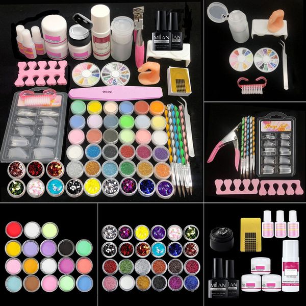 nail manicure set 70pcs professional acrylic powder glitter kit crystal polymer nail supplies uv gel polish 230704 
nail manicure set 70pcs professional acrylic powder glitter kit crystal polymer nail supplies uv gel polish 230704