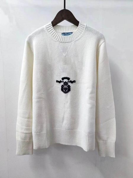 womens sweater woman designer cardigan knit sweater letter print round crow neck stripe knitwear long sleeve clothes pullover casual fall la, White;black
womens sweater woman designer cardigan knit sweater letter print round crow neck stripe knitwear long sleeve clothes pullover casual fall la, White;black