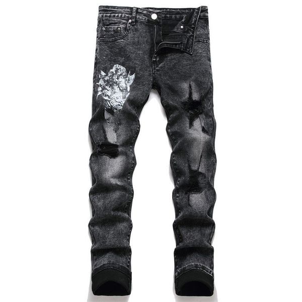 rip jeans designer jeans woman mens jeans pants ripped high street fashion brand pantalones vaqueros para hombre motorcycle embroidery trend, Blue
rip jeans designer jeans woman mens jeans pants ripped high street fashion brand pantalones vaqueros para hombre motorcycle embroidery trend, Blue