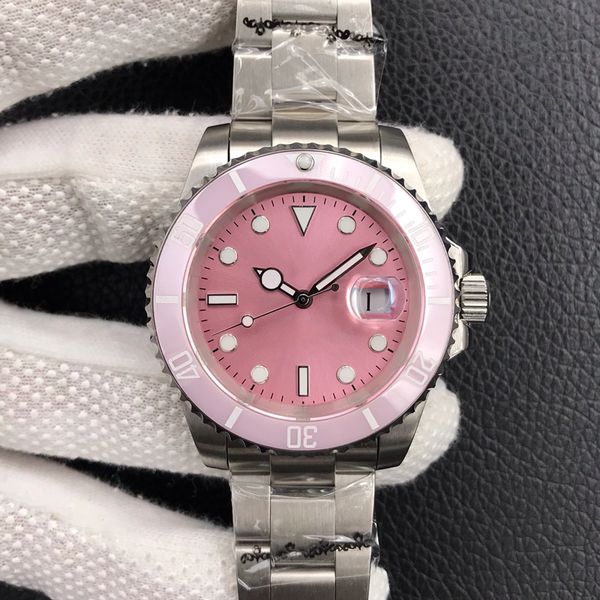 mens automatic watch 40mm mechanical watches business wristwatches swimming wristwatch montre de luxe pink, Slivery;brown
mens automatic watch 40mm mechanical watches business wristwatches swimming wristwatch montre de luxe pink, Slivery;brown