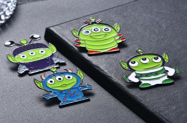 three eyes brooch alien cowboy astronaut cartoon metal jewelry multifunction anti light silk scarf button badge 7 colors5761456, Blue
three eyes brooch alien cowboy astronaut cartoon metal jewelry multifunction anti light silk scarf button badge 7 colors5761456, Blue