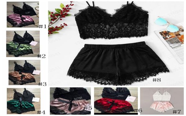 v neck solid sleepwear summer women pajamas silk pijamas sleepwear lace short pants lingerie hollowed underwear maternity clloth g4283268, White
v neck solid sleepwear summer women pajamas silk pijamas sleepwear lace short pants lingerie hollowed underwear maternity clloth g4283268, White