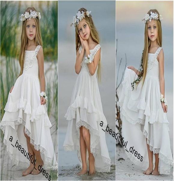 bohemian high low flower girl dresses for beach wedding pageant gowns a line boho lace appliqued kids first holy communion dress f7624234, White;blue
bohemian high low flower girl dresses for beach wedding pageant gowns a line boho lace appliqued kids first holy communion dress f7624234, White;blue
