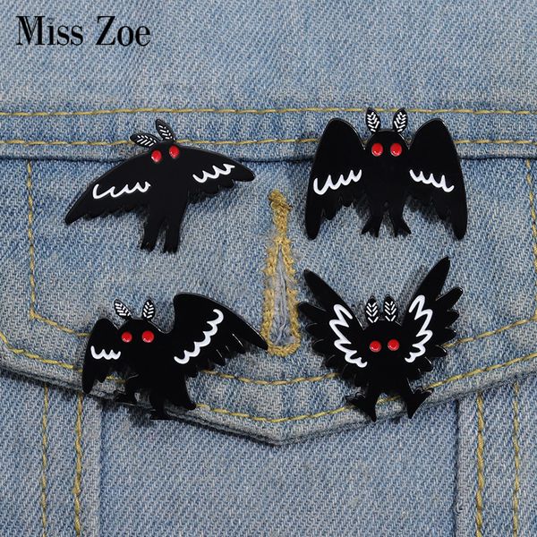 mothman enamel pins custom red eye invisible creature animal brooches lapel badges punk gothic jewelry gift for friends, Gray
mothman enamel pins custom red eye invisible creature animal brooches lapel badges punk gothic jewelry gift for friends, Gray