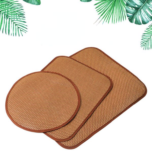 

Cooling Mat for Dogs, Rattan Woven Summer Pet Sleeping Cool Pad, Summer Fast Cooling Cushion for Cat Backpack, Crates, Bed, Floor, Car Seats, Brown