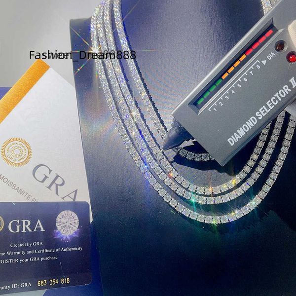 tennis necklace bracelet pass diamond tester iced out bling moissanite diamond hip hop jewelry 925 silver tennis chain
tennis necklace bracelet pass diamond tester iced out bling moissanite diamond hip hop jewelry 925 silver tennis chain