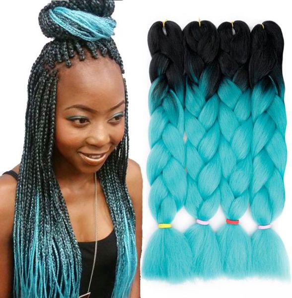 two color ombre kanekalon synthetic braiding jumbo braid hair extensions 24 inch 100gpack xpression braiding hair crochet box bra6537233, Black
two color ombre kanekalon synthetic braiding jumbo braid hair extensions 24 inch 100gpack xpression braiding hair crochet box bra6537233, Black