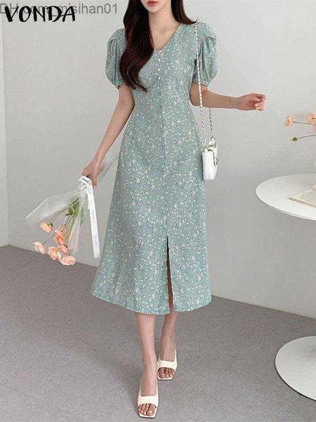 casual dresses basic casual dresses vonda women summer dress vneck floral printed midi sundress vintage short sleeve slit party beach vestid, Black;gray
casual dresses basic casual dresses vonda women summer dress vneck floral printed midi sundress vintage short sleeve slit party beach vestid, Black;gray