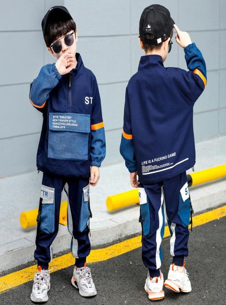 2019 autumn new fashion children boy casual clothing set kid big pocket tracksuit pulloverpant 2pcs clothes sets for boys 410t8178897, White
2019 autumn new fashion children boy casual clothing set kid big pocket tracksuit pulloverpant 2pcs clothes sets for boys 410t8178897, White