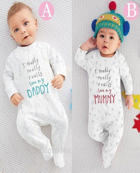 2018 new baby boy clothes boys girls clothing baby rompers baby clothing i love my mom and dad longsleeved clothing set9222915, White
2018 new baby boy clothes boys girls clothing baby rompers baby clothing i love my mom and dad longsleeved clothing set9222915, White