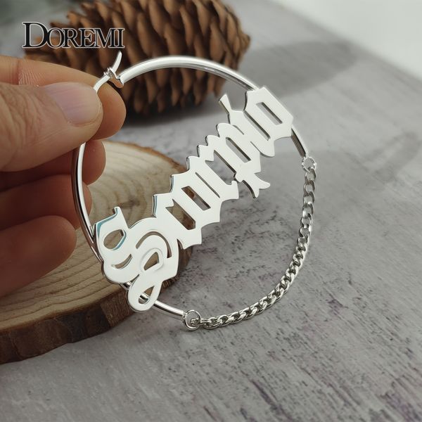 dangle chandelier doremi 304 stainless steel letter earrings round custom name hoops m cuban female nameplate antiallergy 25100mm 230704, Silver
dangle chandelier doremi 304 stainless steel letter earrings round custom name hoops m cuban female nameplate antiallergy 25100mm 230704, Silver