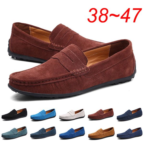 dress shoes suede leather mens luxury designer brand casual formal flats loafers moccasins footwear black male driving for men 230703
dress shoes suede leather mens luxury designer brand casual formal flats loafers moccasins footwear black male driving for men 230703