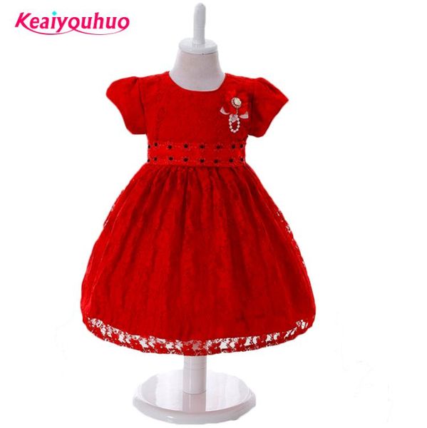 girls party dresses 2017 summer short sleeve flower lace bow princess girl dress children kids wedding 1 year birthday dresses1501067, Red;yellow
girls party dresses 2017 summer short sleeve flower lace bow princess girl dress children kids wedding 1 year birthday dresses1501067, Red;yellow