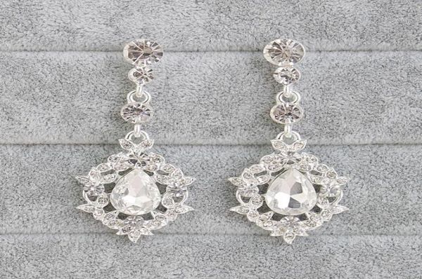 new design crystal bridal earrings elegant rhinestone diamond bridal jewelry wedding party decoration accessories 2811657, White
new design crystal bridal earrings elegant rhinestone diamond bridal jewelry wedding party decoration accessories 2811657, White