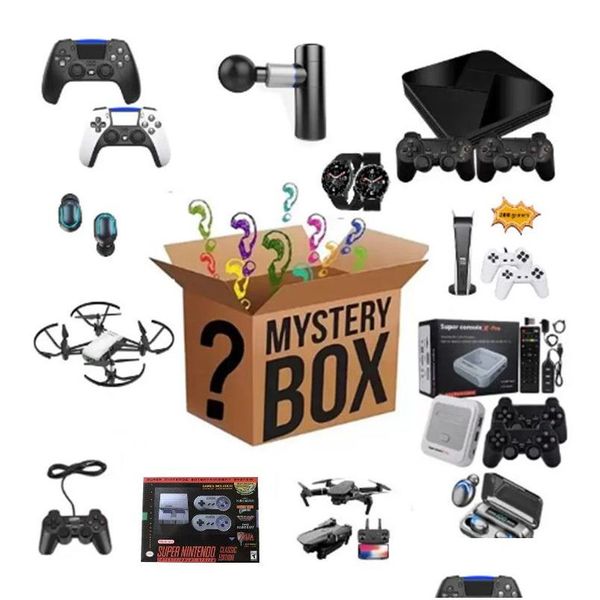 Image of Headsets Lucky Bag Mystery Boxes There Is A Chance To Open Mobile Phone Cameras Drones Gameconsole Smartwatch Earphone More Gift Dro Dh1Zw